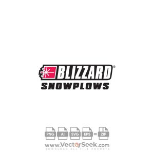 Blizzard Snowplows Logo Vector