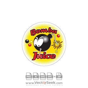 Bomba Juice Logo Vector