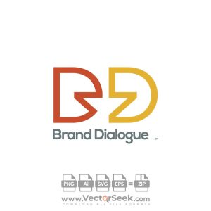 Brand Dialogue Logo Vector