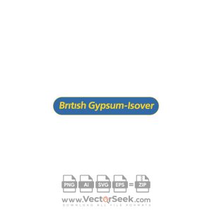 British Gypsum Isover Logo Vector