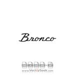 Bronco Logo Vector