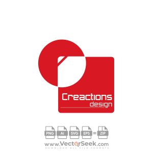 CREACTIONS DESIGN Logo Vector
