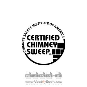 Certified Chimney Sweep Logo Vector