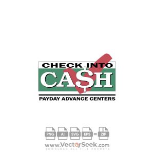 Check Into Cash Logo Vector