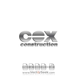 Cox Construction Logo Vector
