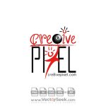 Cre8ive Pixel Logo Vector