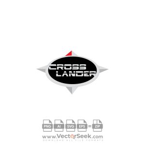 Cross Lander Logo Vector