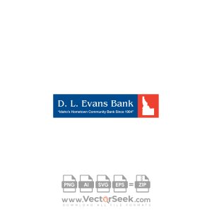 D. L. Evans Bank Logo Vector