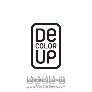 De Color Up Logo Vector