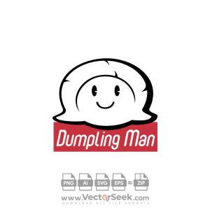 Dumpling Man Logo Vector