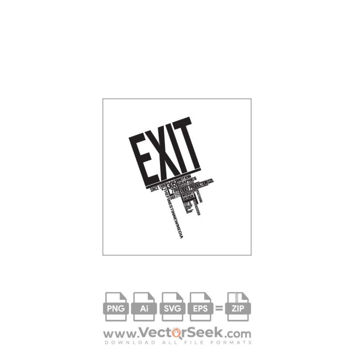 Exit Media Logo Vector