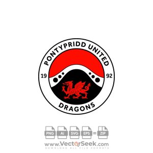 FC Pontypridd United Logo Vector