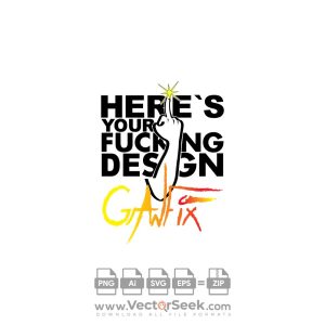 FUCKING DESIGN TOO Logo Vector