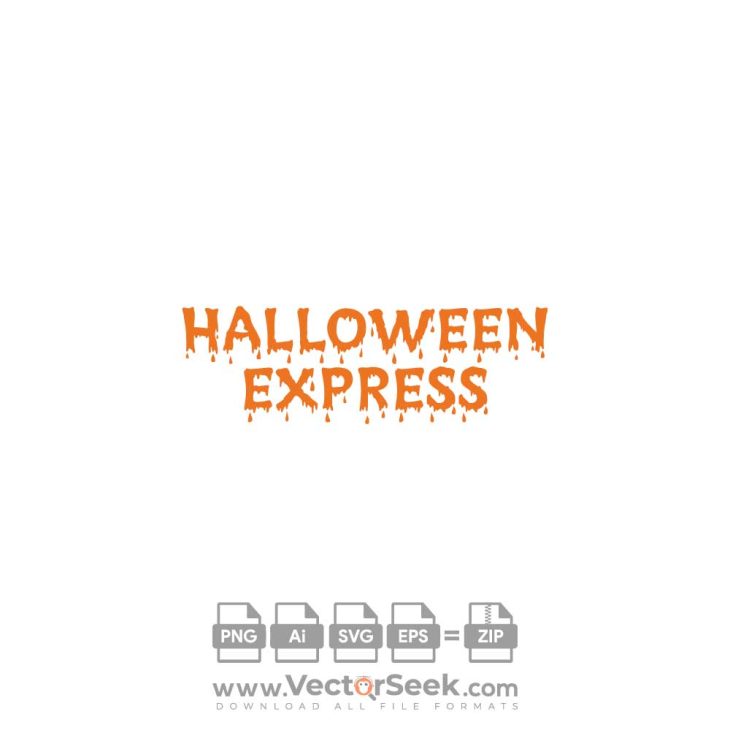 Halloween Express Logo Vector