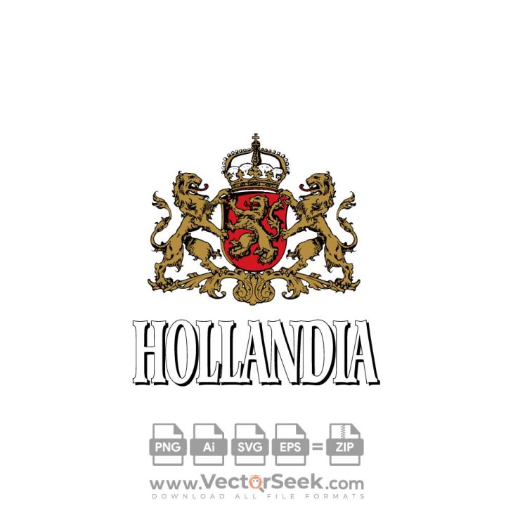 Hollandia Beer Logo Vector