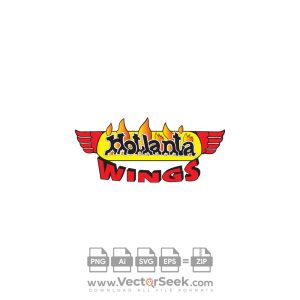 Hotlanta Wings Logo Vector