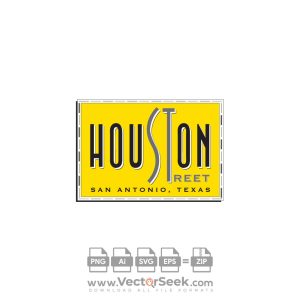 Houston Street   San Antonio Logo Vector