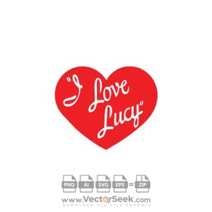 I Love Lucy Logo Vector