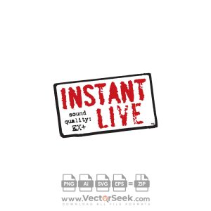 Instant Live Logo Vector