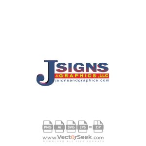 J Signs and Graphics Logo Vector