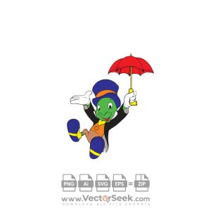 Jiminy Cricket Logo Vector