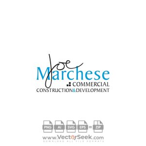 Joe Marchese Construction Logo Vector