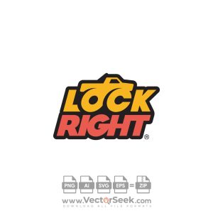 LockRight Logo Vector