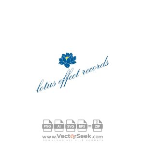 Lotus Effect Records Logo Vector