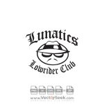 Lunatics Lowrider Club Logo Vector