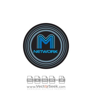 M Network Logo Vector