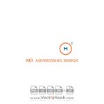 M3 Advertising Design Logo Vector