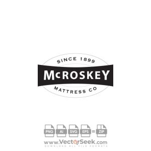 McRoskey Mattress Logo Vector