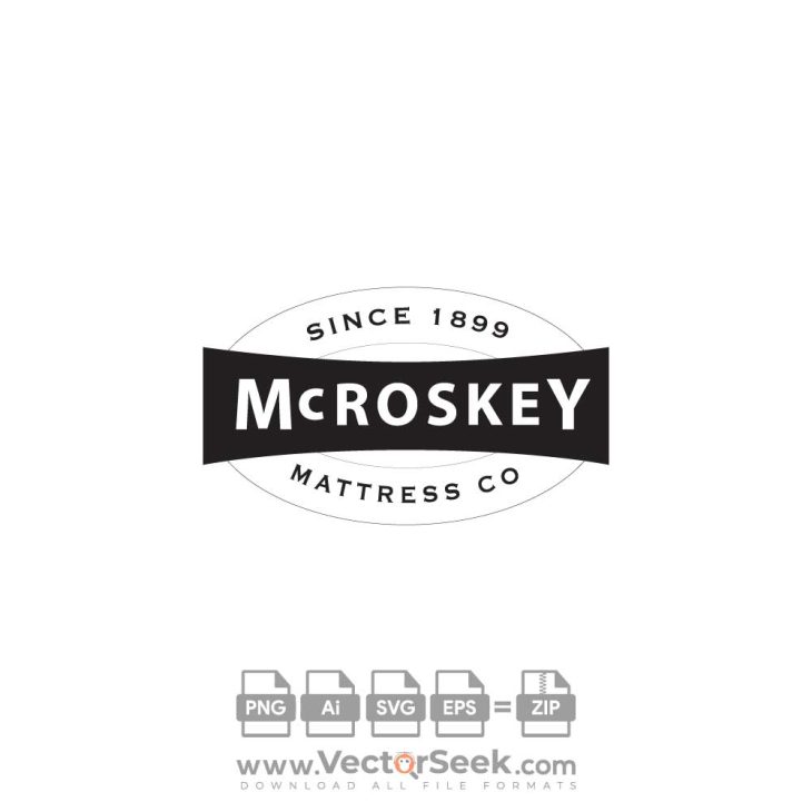 McRoskey Mattress Logo Vector
