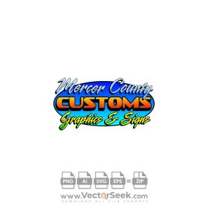 Mercer County Customs Logo Vector