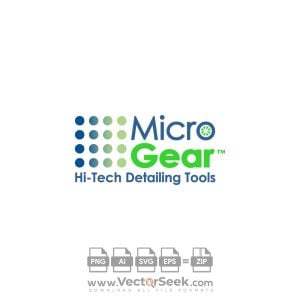 Micro Gear Logo Vector