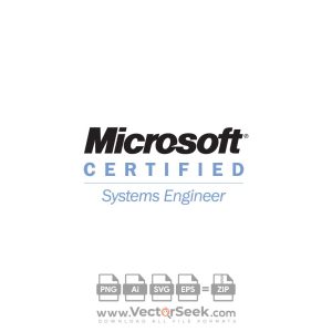 Microsoft Certified Systems Engineer Logo Vector