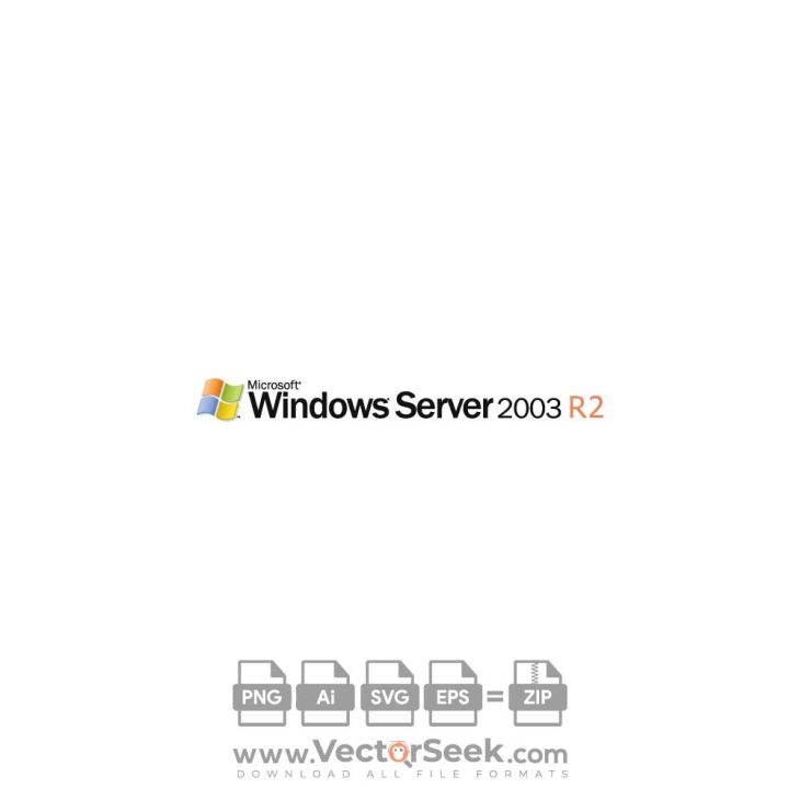 Microsoft Windows Server 2003 R2 Logo Vector