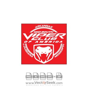 Mid South Viper Club of America Logo Vector