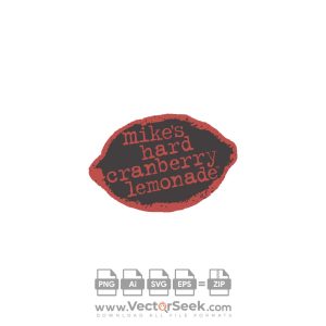 Mike’s Hard Cranberry Lemonade Logo Vector