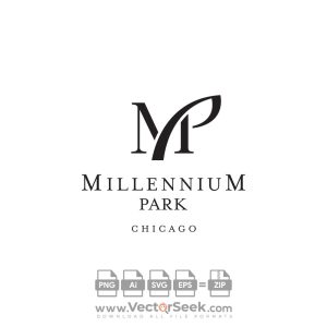 Millennium Park Chicago Logo Vector