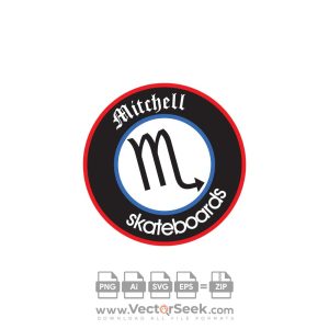 Mitchell Skateboards Logo Vector
