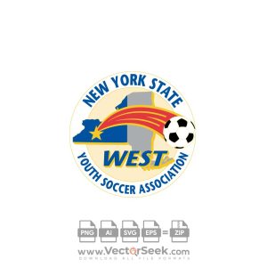 New York State West Youth Soccer Association Logo Vector