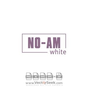 No Am White Logo Vector