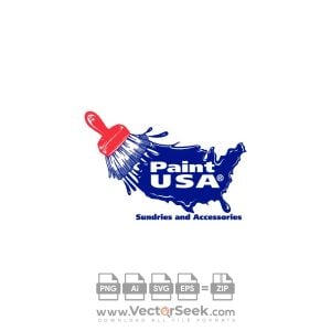 Paint USA Logo Vector