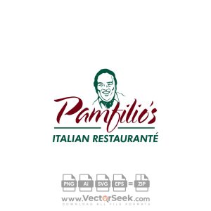 Pamfilios Restaurante Logo Vector