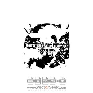 Paranoid and Violent Records Logo Vector