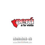 Peru a la Vista Logo Vector