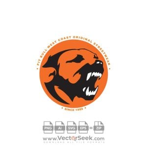 Pitbull West Coast Logo Vector