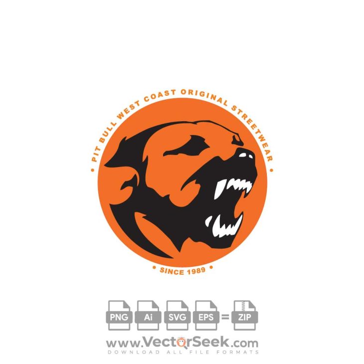 Pitbull West Coast Logo Vector - (.Ai .PNG .SVG .EPS Free Download)