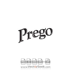 Prego Curved Logo Vector